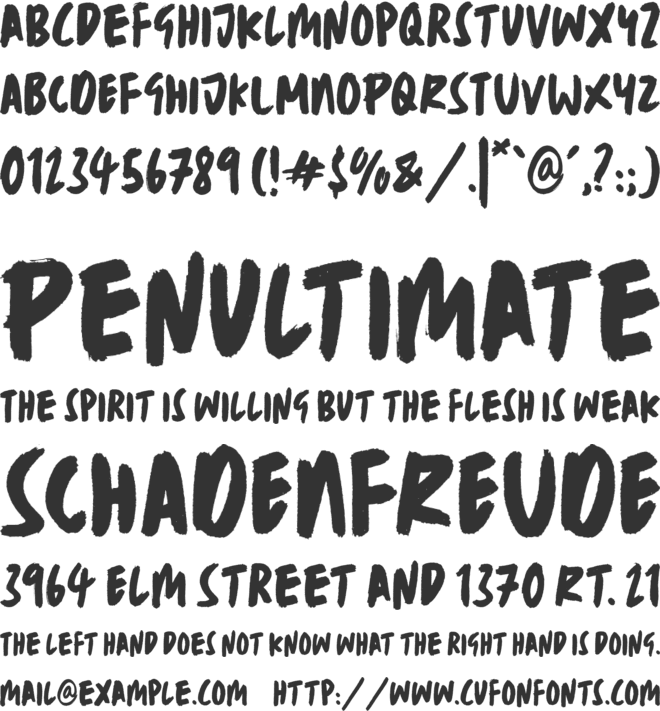 TC October font preview