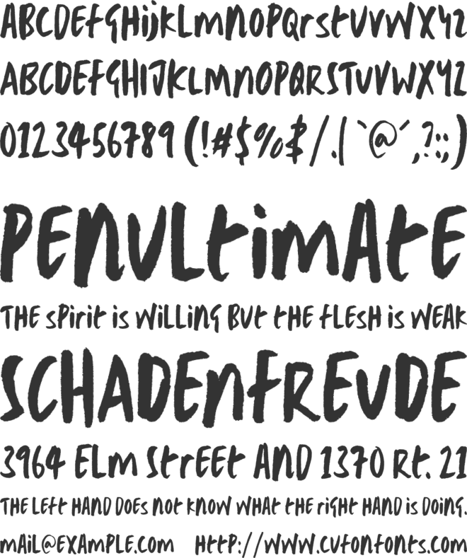 TC Milo font preview