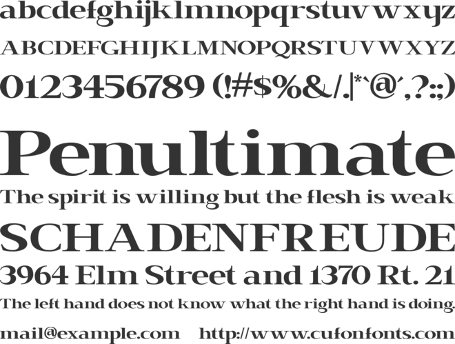 Brixton Pro font preview