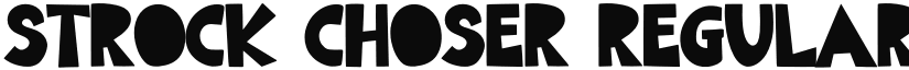 Strock Choser font download