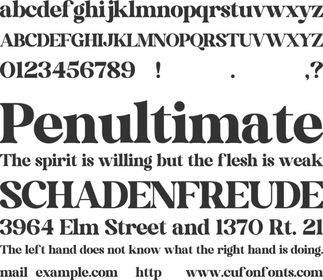 TBJ Kind Charm Mini font preview