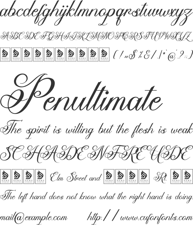 Katarina Delvor font preview