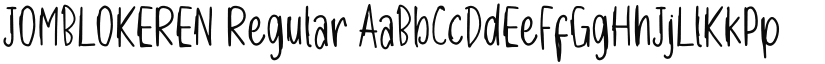 JOMBLOKEREN font download