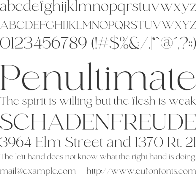 fonde font preview