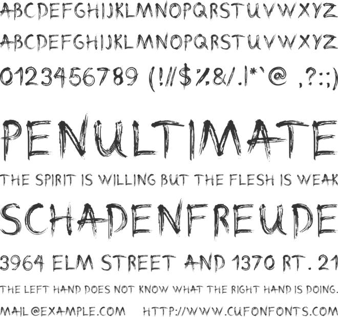 paint font preview