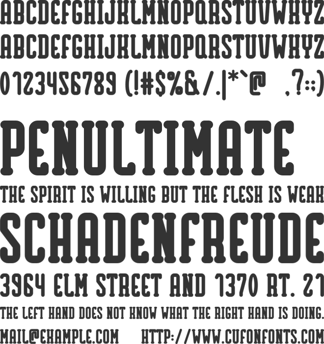 Playful Vintage font preview