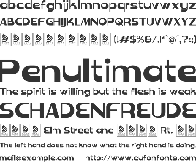 Federic Playfull font preview