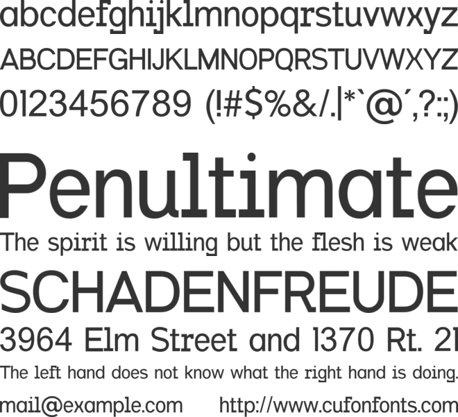 Maxbeland font preview