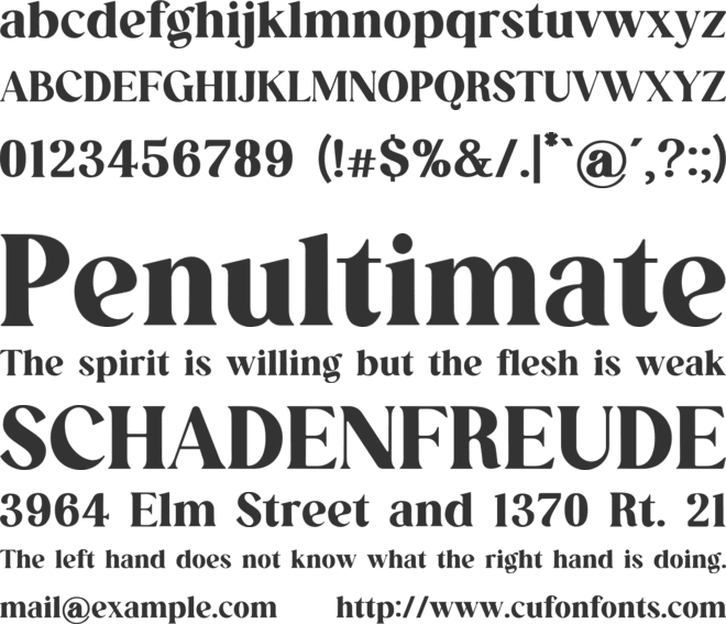 Retrosome font preview