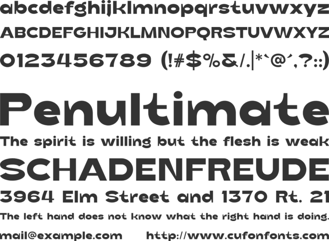 Dhavin font preview