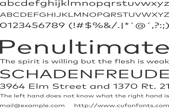 Attorneyism font preview