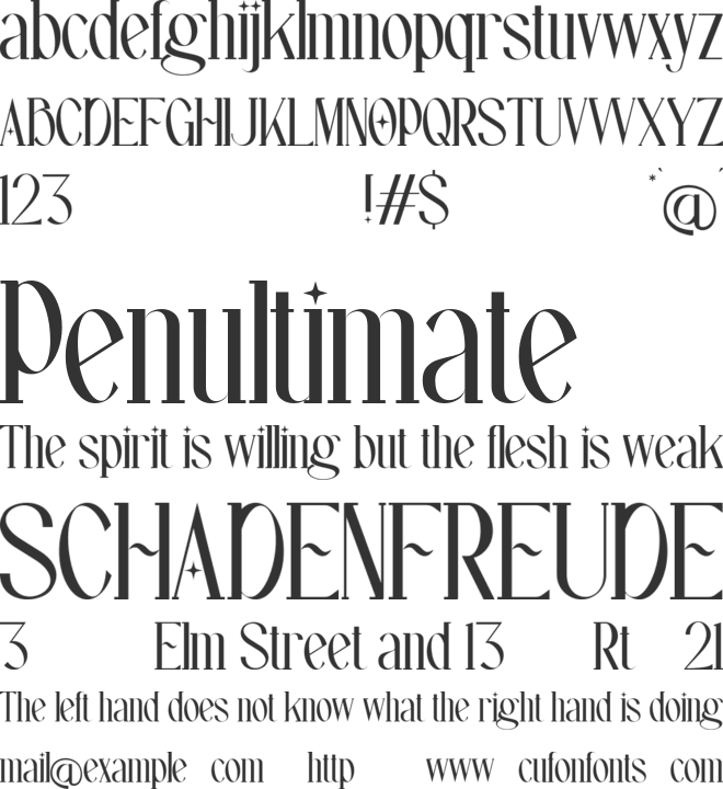 Starlight Rune - Personal Use font preview