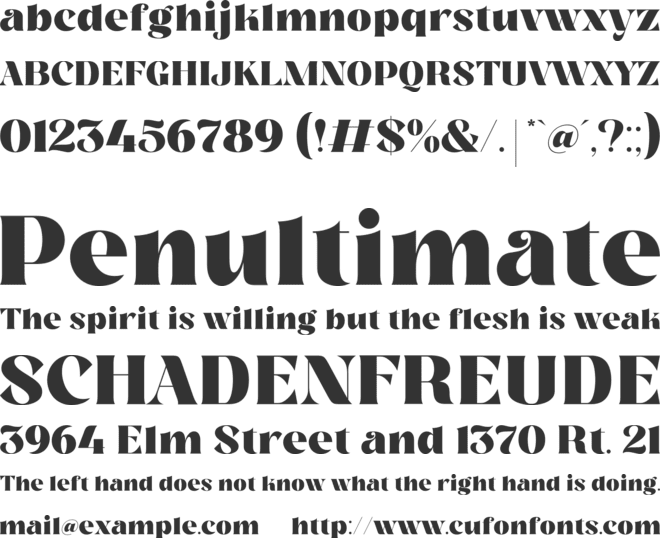 Molra Beauty font preview