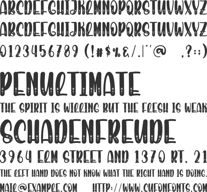 Christmas Camp font preview