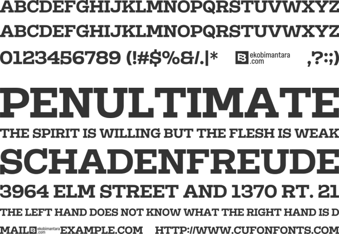 BLUE RIDGE font preview