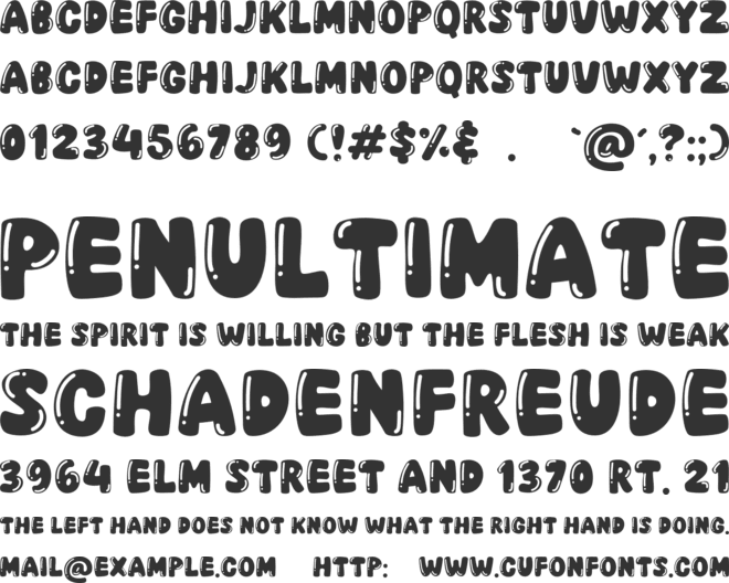 Soulmeh font preview