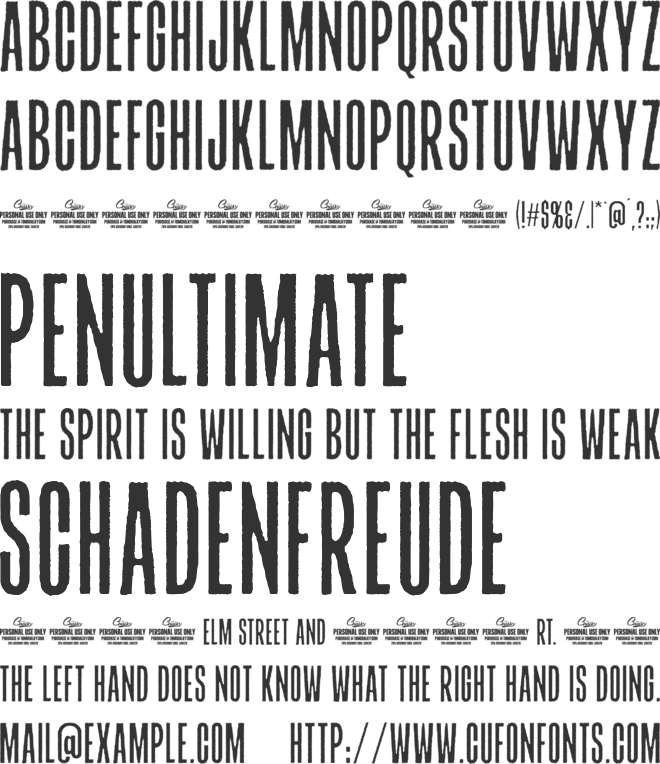 TC Headliner Print font preview