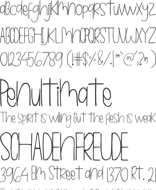 morganisa font preview