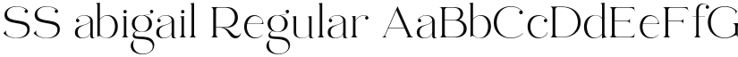 SS abigail font download