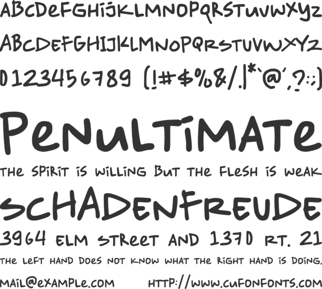 Rocket Crunch font preview