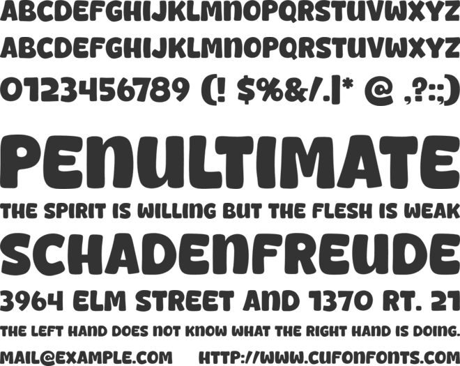 Winie Beige font preview