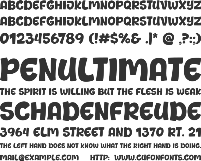 Best Curry font preview