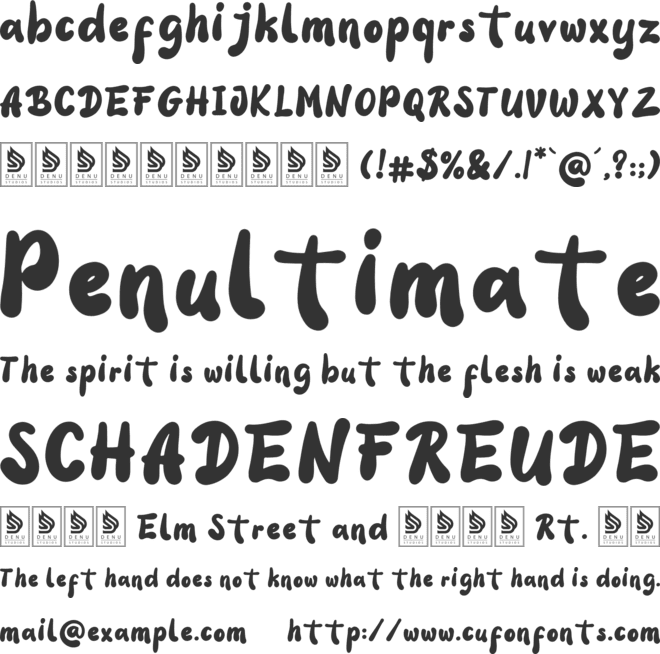 Amolla Raspers font preview