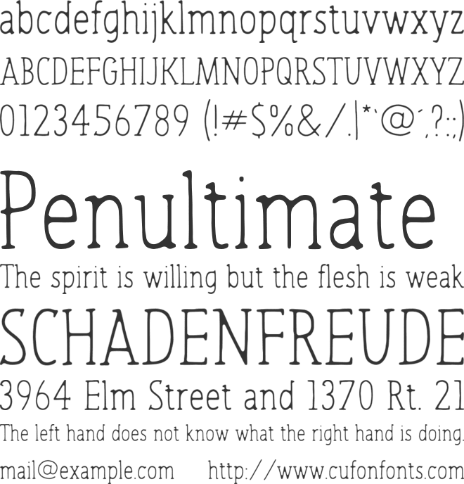 TC Jovial Pro font preview