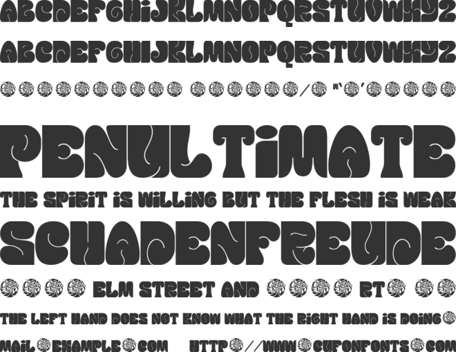 Groovy Cheese font preview