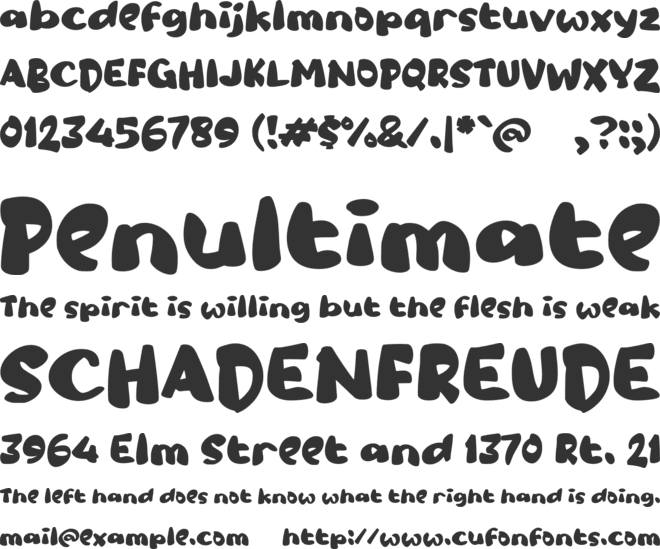 Paabo font preview