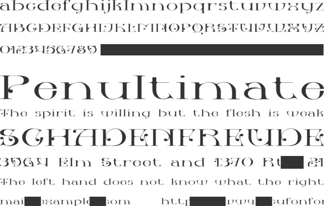 Piattacia free font preview