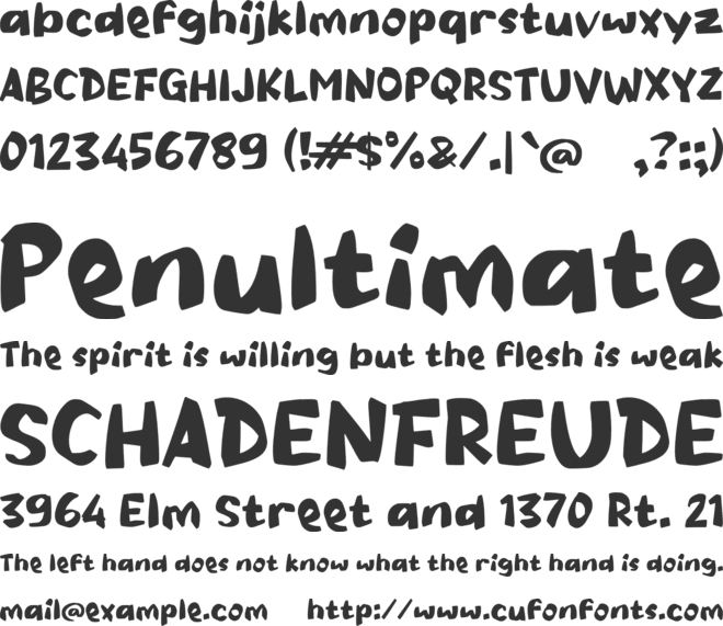 Paaess font preview