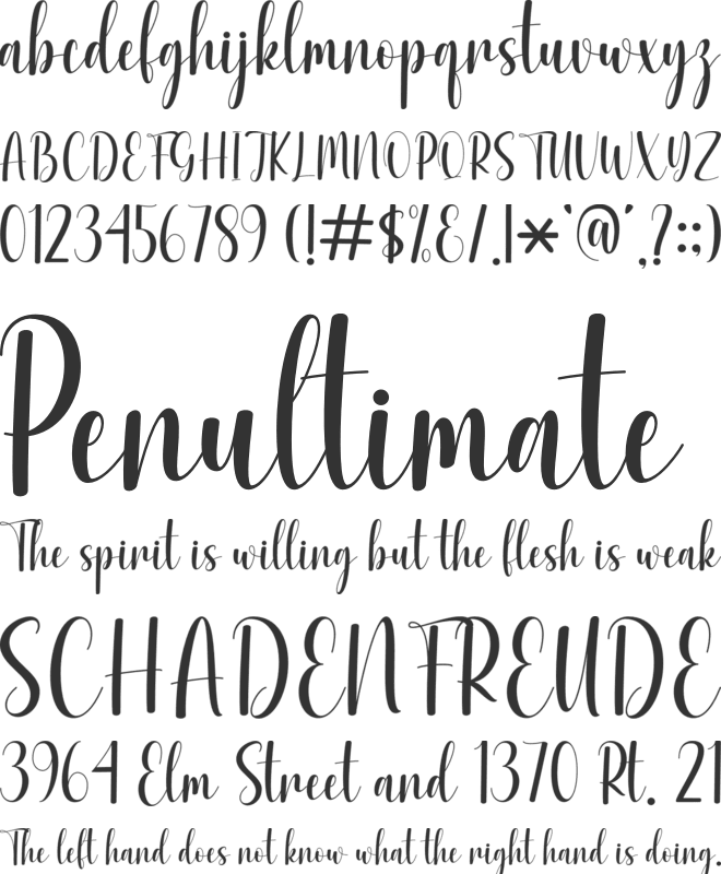 Sunday Funday font preview