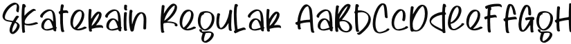 Skaterain font download