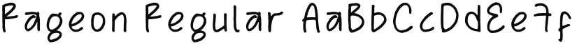 Rageon Regular font