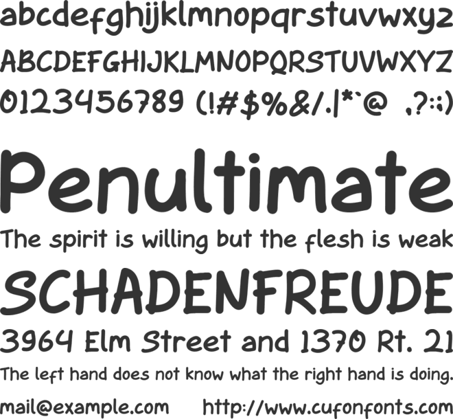 Autumn Children font preview