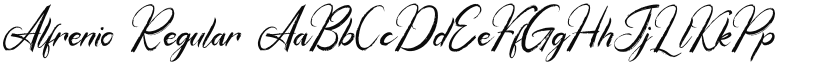 Alfrenio font download