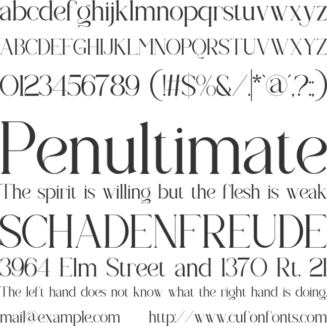 Silver Snowly font preview