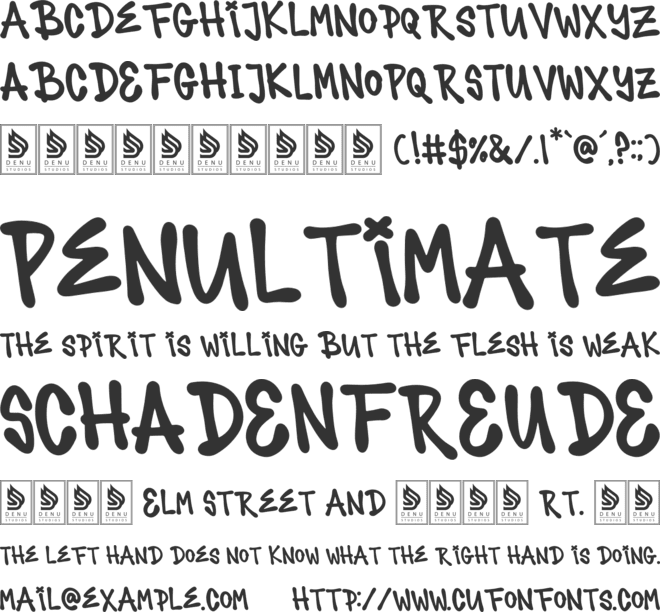 Spacie Opera font preview