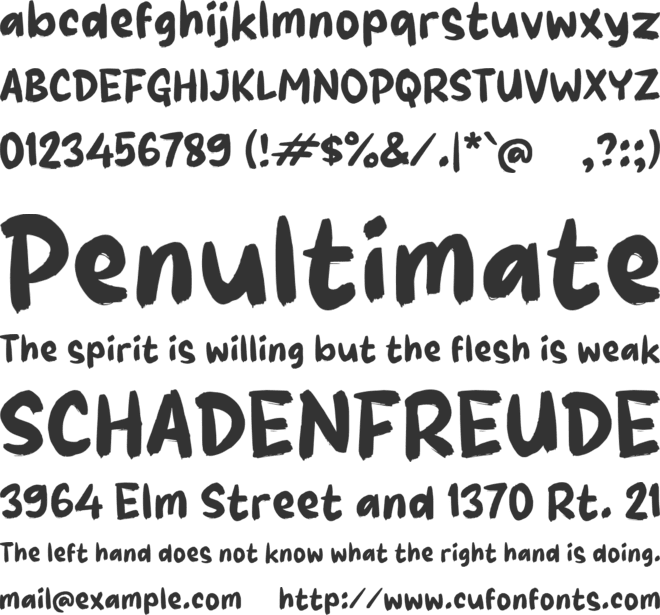 Paaseom font preview