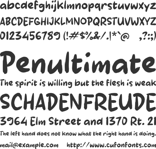 Paargoz font preview