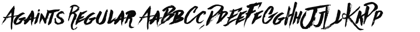 Againts font download