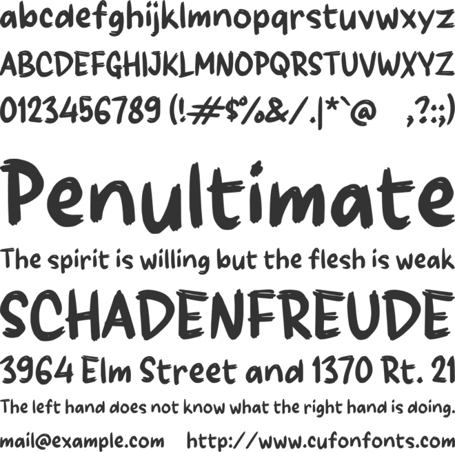 Paatemo font preview