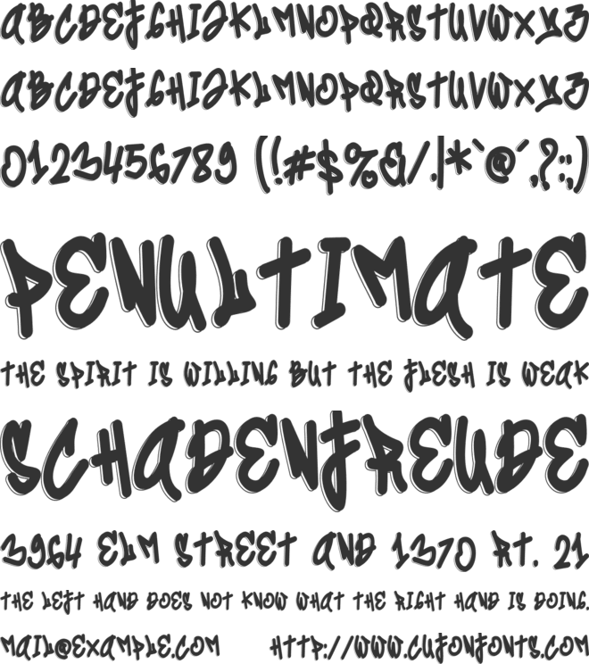 Coolest Hustle Decorative font preview