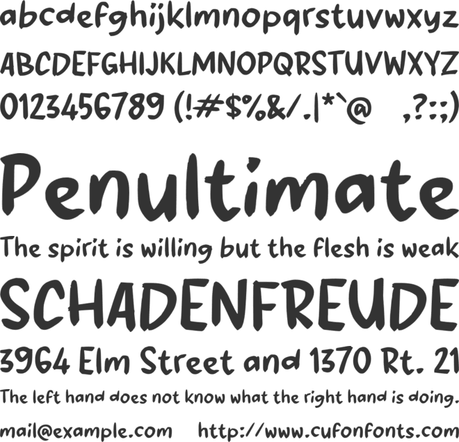 Paagu font preview