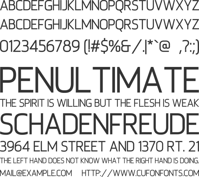 Eirenaios font preview