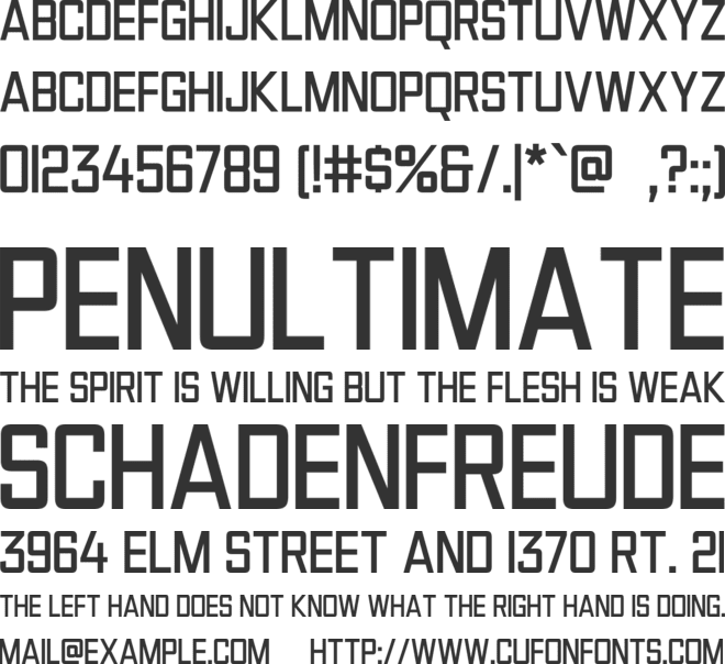 Diomedes font preview