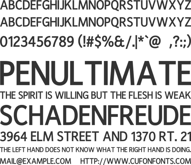 Kallixenos font preview