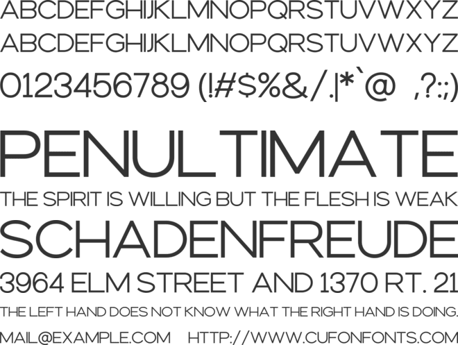 Hippokleia font preview