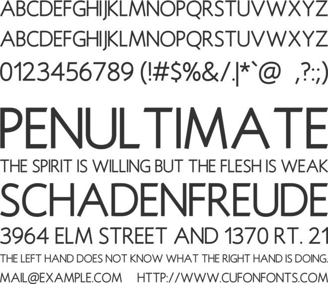 Kastorion font preview